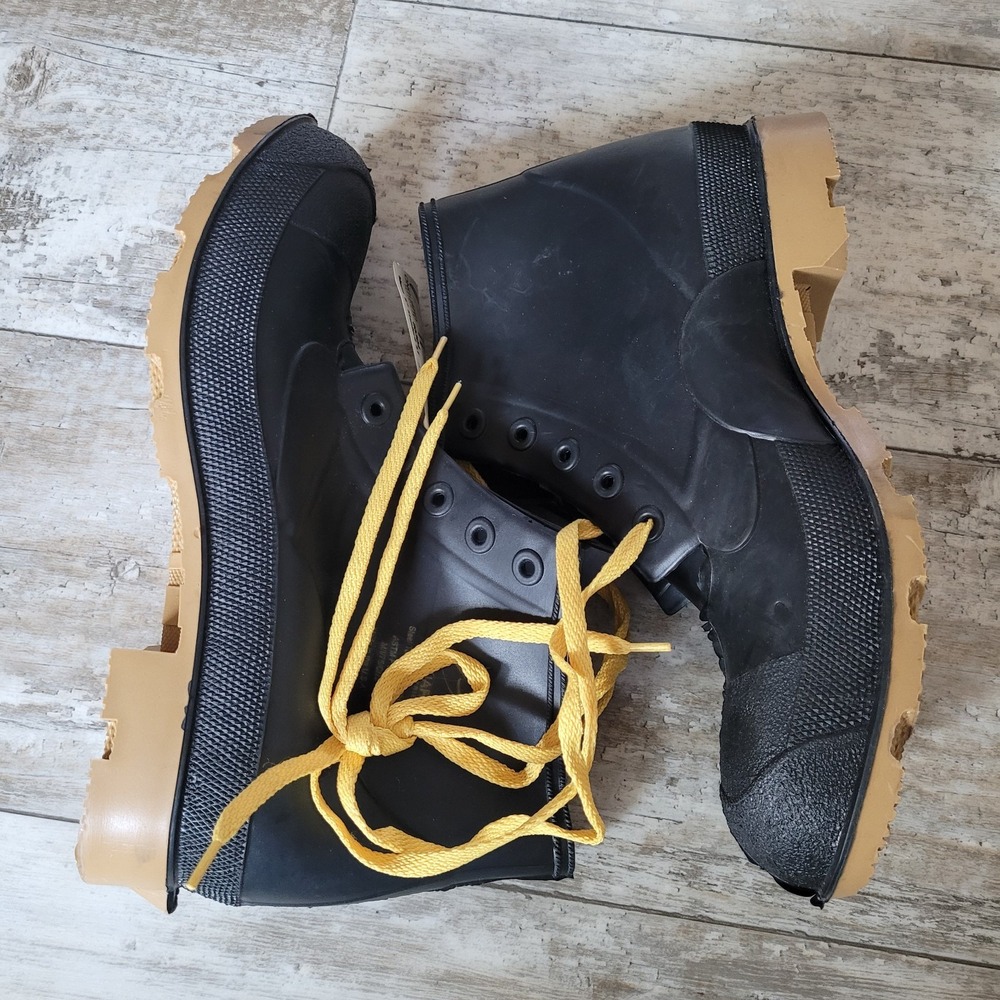 Onguard 86304 Men's 6" PVC Steel Toe Work Boots Black NWT Size 11 - Picture 6 of 10